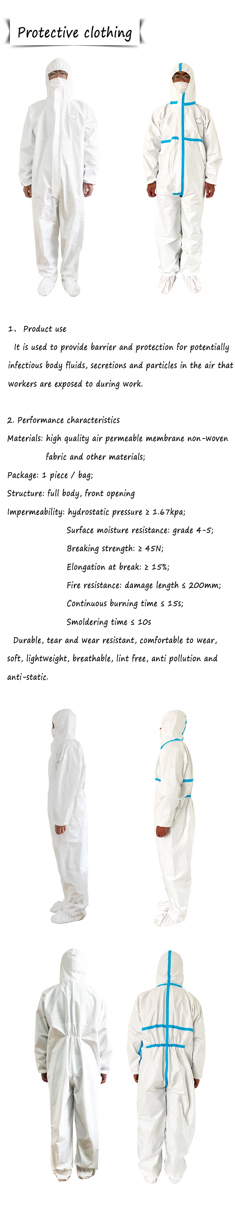 Disposable Protective Clothing for Medical Use