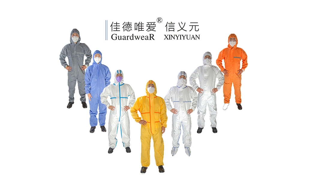 Place of Origin China Guadwear Hotsale Suits Disposable Non-Medical Protective Clothing