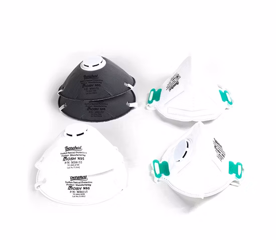 Norme FDA en gros Niosh N95 confortable jetable 4ply respirateur à particules protection anti-poussière sécurité N95 masques